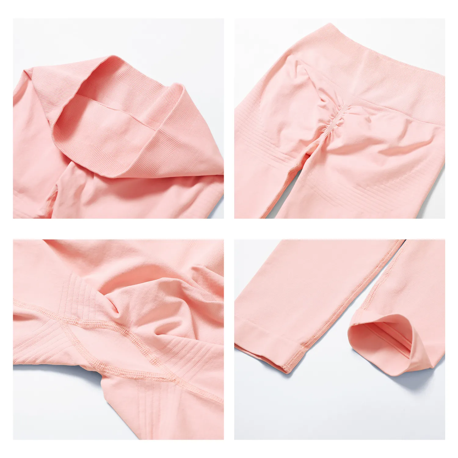 Seamless Activewear Manufacturer Yoga Pants High Waist Scrunch Fitness Leggings