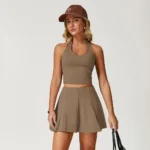Private Label Activewear Manufacturer Wholesale Workout Clothes Custom Tennis Skirts
