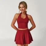 Private Label Activewear Manufacturer Wholesale Workout Clothes Custom Tennis Skirts