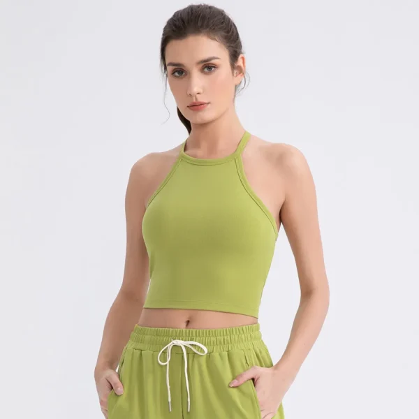 Athleisure Manufacturers Wholesale Sports Bras Halter Workout Tank