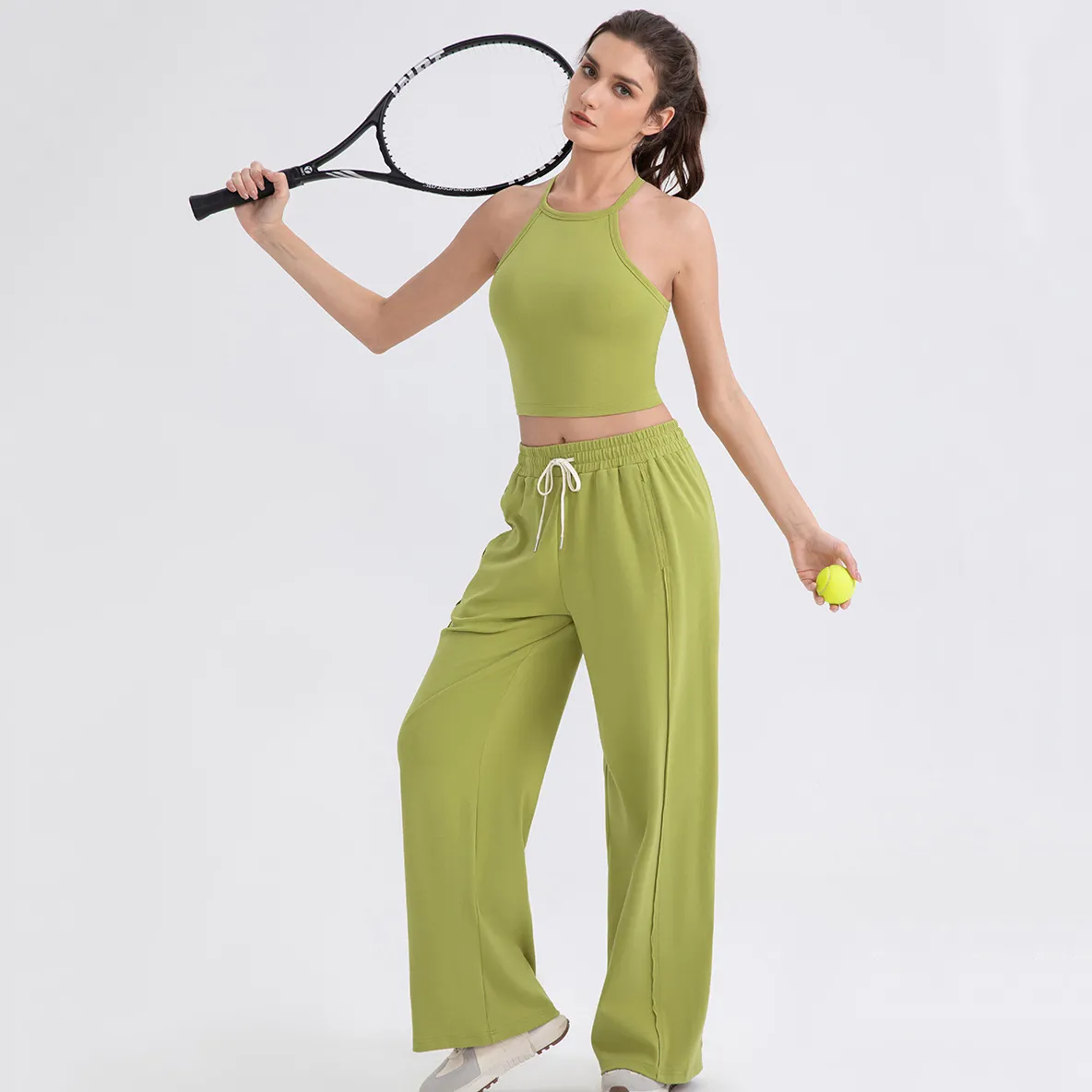 Athleisure Manufacturers Wholesale Sports Bras Halter Workout Tank