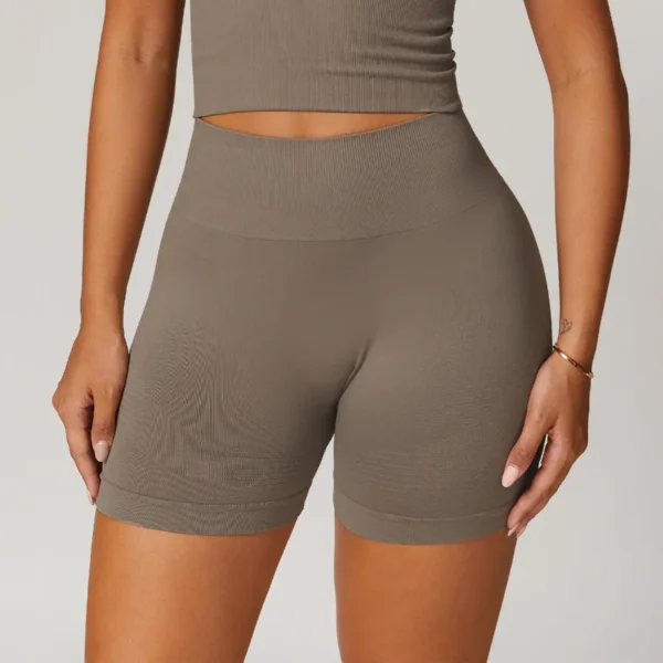 Seamless Activewear Manufacturer Athletic Shorts High Waist Scrunch Gym Shorts