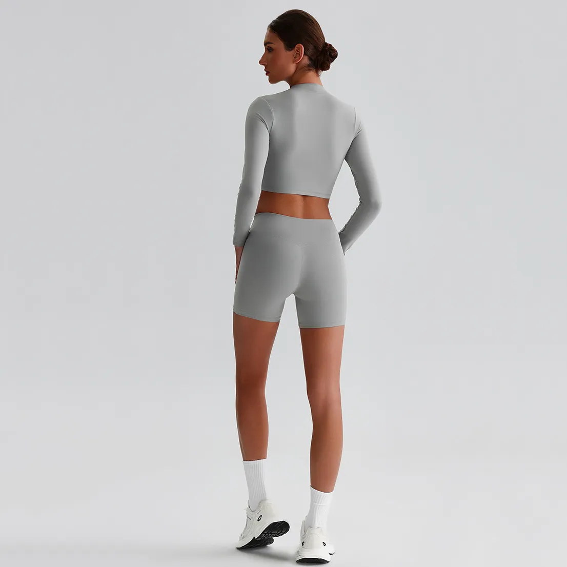 Women's Athletic Shorts​ Custom Gym Wear Manufacturers​ High Waisted Gym Shorts