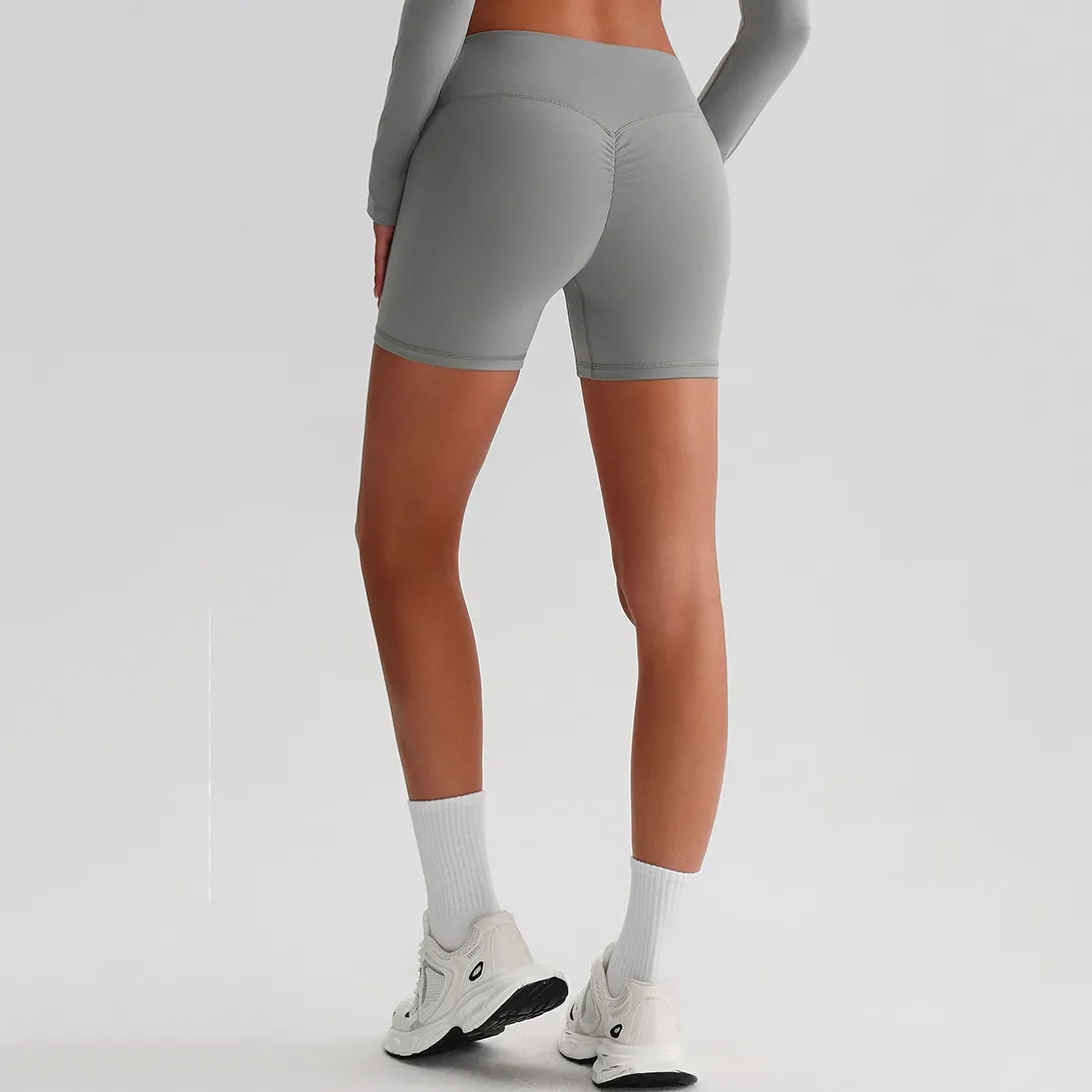 High Waisted Tummy Control Shorts​ Custom Gym Wear Butt lifting Workout Shorts