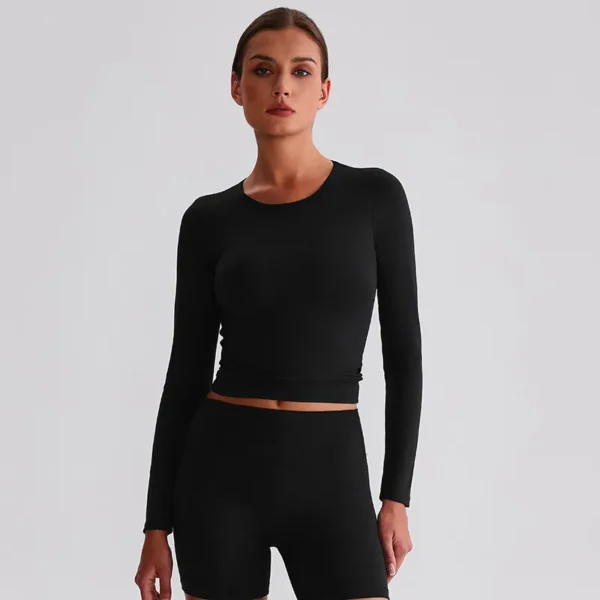Long Sleeve Yoga Tops Wholesale Activewear Suppliers Sportswear Clothing Manufacturer