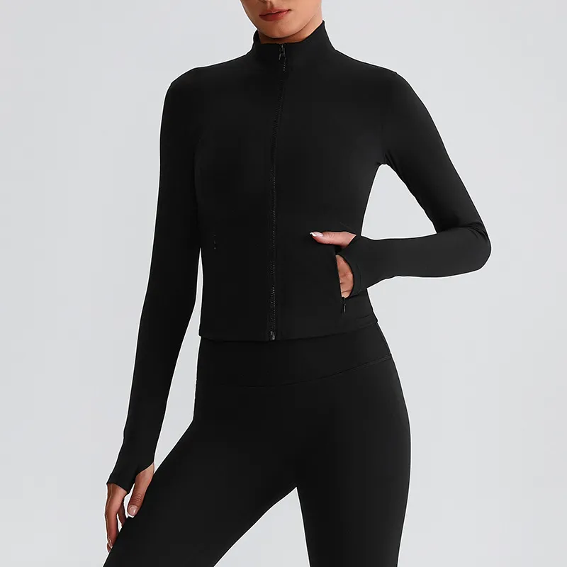 Custom Athletic Jackets Wholesale Activewear Suppliers Lightweight Exercise Jackets