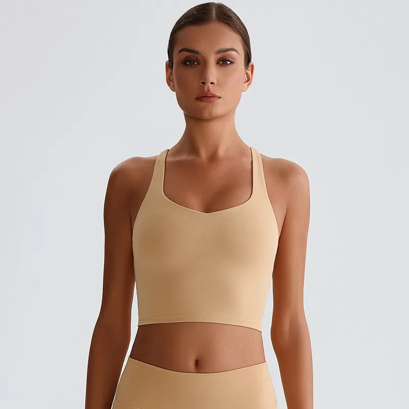 Athletic Tank Tops for Women Medium Support Sports Bra Wholesale Fitness Clothing