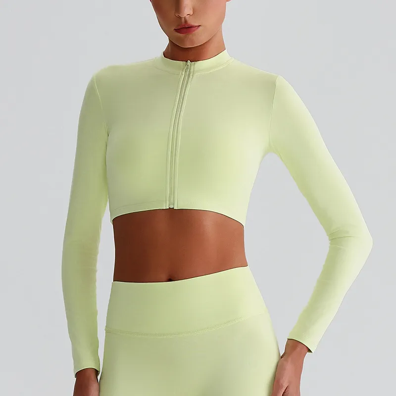 Women's Yoga Jacket Wholesale Workout Clothes Activewear Manufacturers​