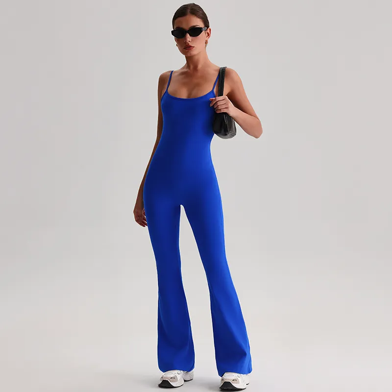 Recycled Fitness Jumpsuit Activewear Manufacturers Fitted Jumpsuit Womens