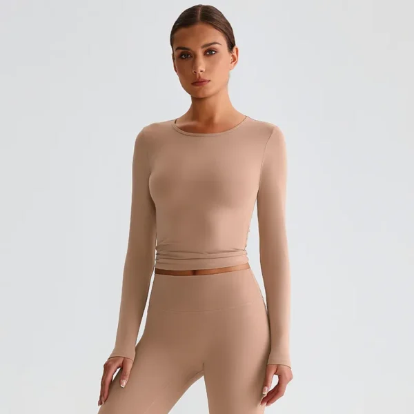 Long Sleeve Yoga Tops Wholesale Activewear Suppliers Sportswear Clothing Manufacturer