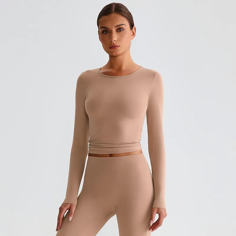 Long Sleeve Yoga Tops Wholesale Activewear Suppliers Sportswear Clothing Manufacturer
