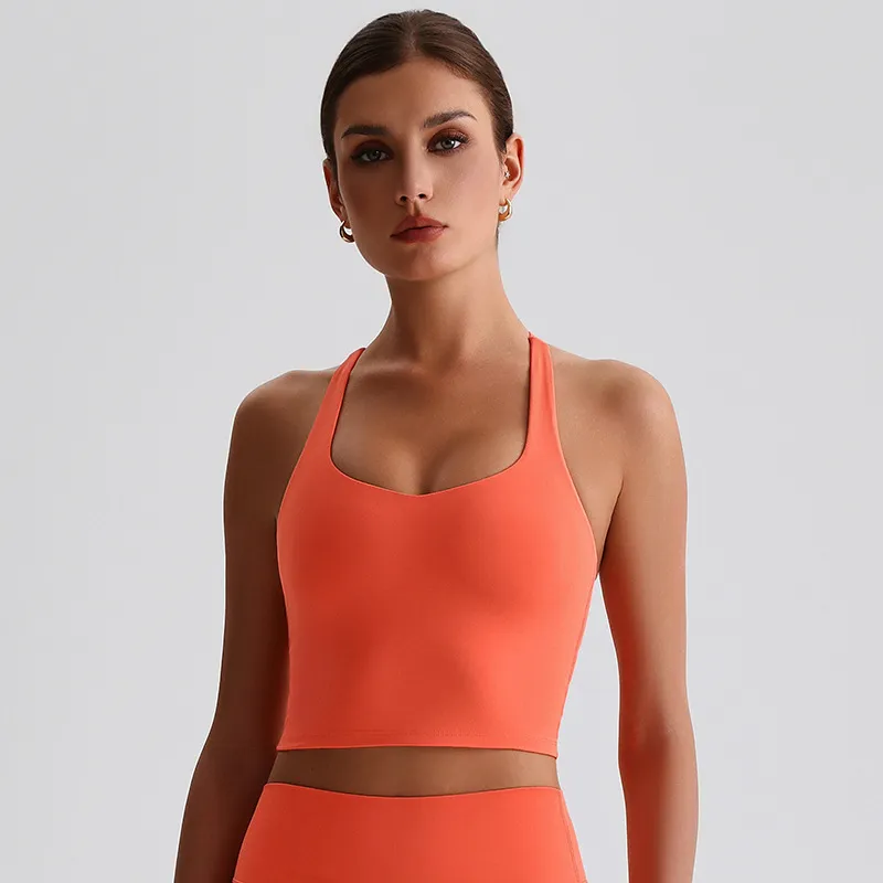 Athletic Tank Tops for Women Medium Support Sports Bra Wholesale Fitness Clothing