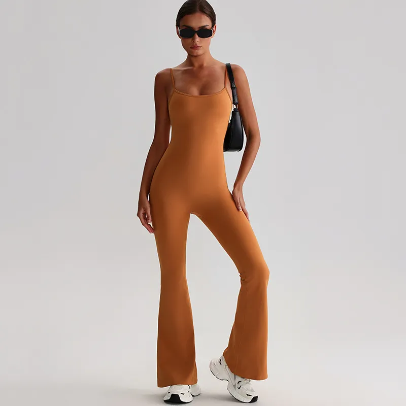 Recycled Fitness Jumpsuit Activewear Manufacturers Fitted Jumpsuit Womens