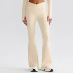 Flare Yoga Pants for Women​ Custom Gym Wear​ Sportswear Manufacturer​