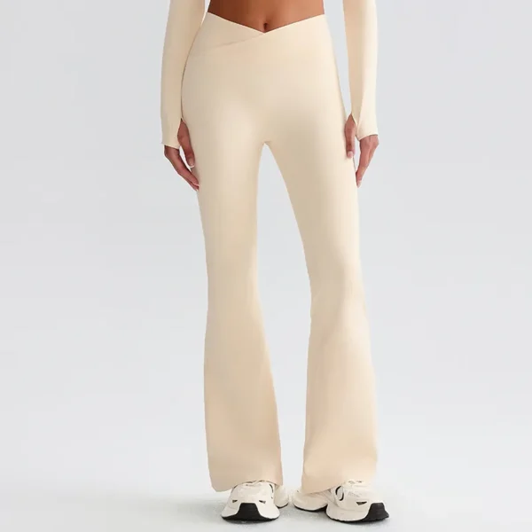 Flare Yoga Pants for Women​ Custom Gym Wear​ Sportswear Manufacturer​