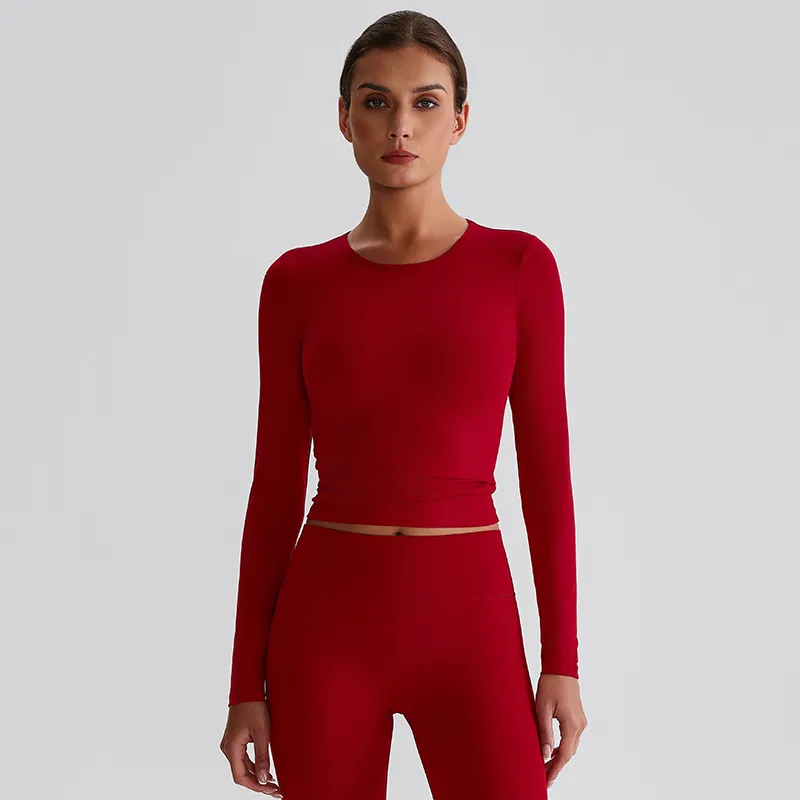 Long Sleeve Yoga Tops Wholesale Activewear Suppliers Sportswear Clothing Manufacturer