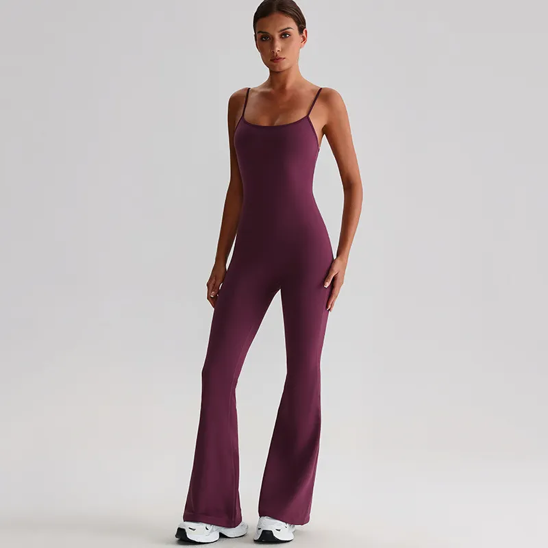 Recycled Fitness Jumpsuit Activewear Manufacturers Fitted Jumpsuit Womens