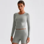 Long Sleeve Yoga Tops Wholesale Activewear Suppliers Sportswear Clothing Manufacturer