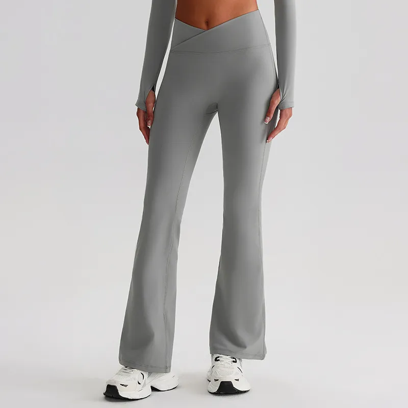 Flare Yoga Pants for Women​ Custom Gym Wear​ Sportswear Manufacturer​