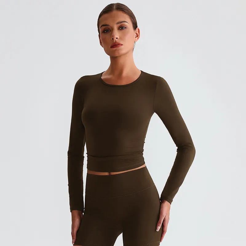Long Sleeve Yoga Tops Wholesale Activewear Suppliers Sportswear Clothing Manufacturer