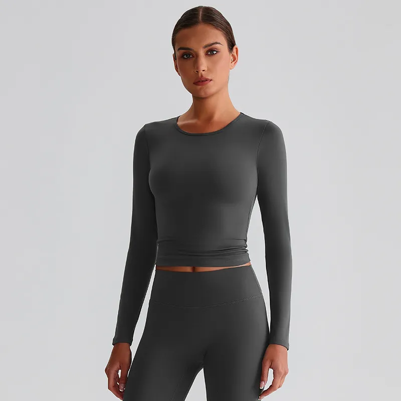 Long Sleeve Yoga Tops Wholesale Activewear Suppliers Sportswear Clothing Manufacturer
