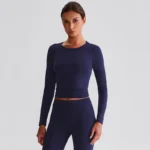 Long Sleeve Yoga Tops Wholesale Activewear Suppliers Sportswear Clothing Manufacturer