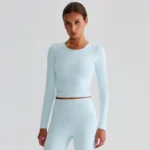 Long Sleeve Yoga Tops Wholesale Activewear Suppliers Sportswear Clothing Manufacturer
