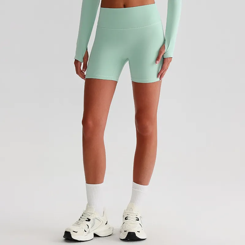 High Waisted Tummy Control Shorts​ Custom Gym Wear Butt lifting Workout Shorts