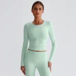 Long Sleeve Yoga Tops Wholesale Activewear Suppliers Sportswear Clothing Manufacturer
