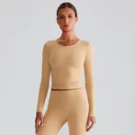 Long Sleeve Yoga Tops Wholesale Activewear Suppliers Sportswear Clothing Manufacturer