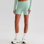 Women's Athletic Shorts​ Custom Gym Wear Manufacturers​ High Waisted Gym Shorts