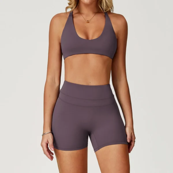 Yoga Wear Manufacturer Sports Bra Wholesale Cross Back Strappy Workout Bra