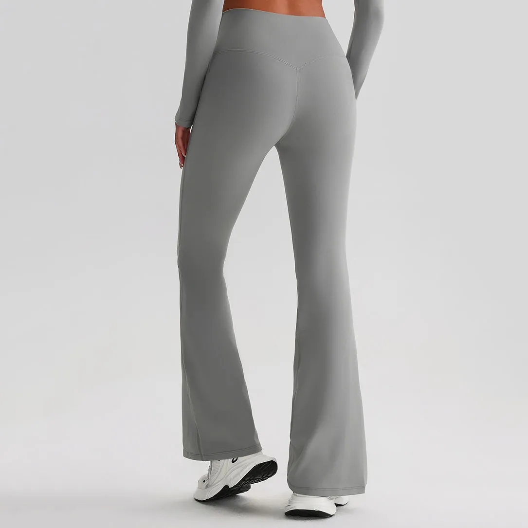 Flare Yoga Pants for Women​ Custom Gym Wear​ Sportswear Manufacturer​