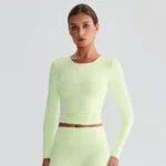 Long Sleeve Yoga Tops Wholesale Activewear Suppliers Sportswear Clothing Manufacturer