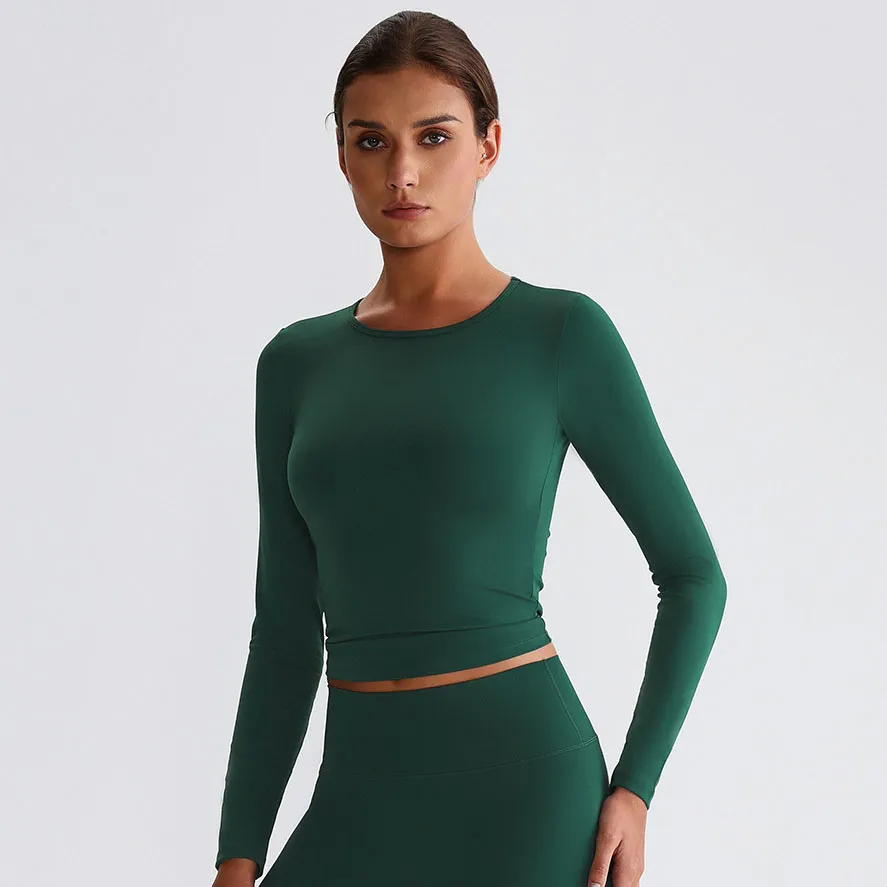 Long Sleeve Yoga Tops Wholesale Activewear Suppliers Sportswear Clothing Manufacturer