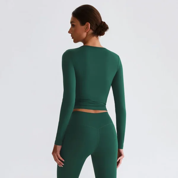Long Sleeve Yoga Tops Wholesale Activewear Suppliers Sportswear Clothing Manufacturer