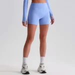 High Waisted Tummy Control Shorts​ Custom Gym Wear Butt lifting Workout Shorts