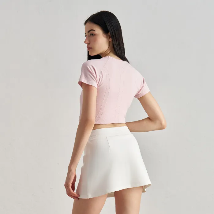 Seamless Activewear Short Sleeve Yoga Top Wholesale Fitness Clothing Basic T Shirts​