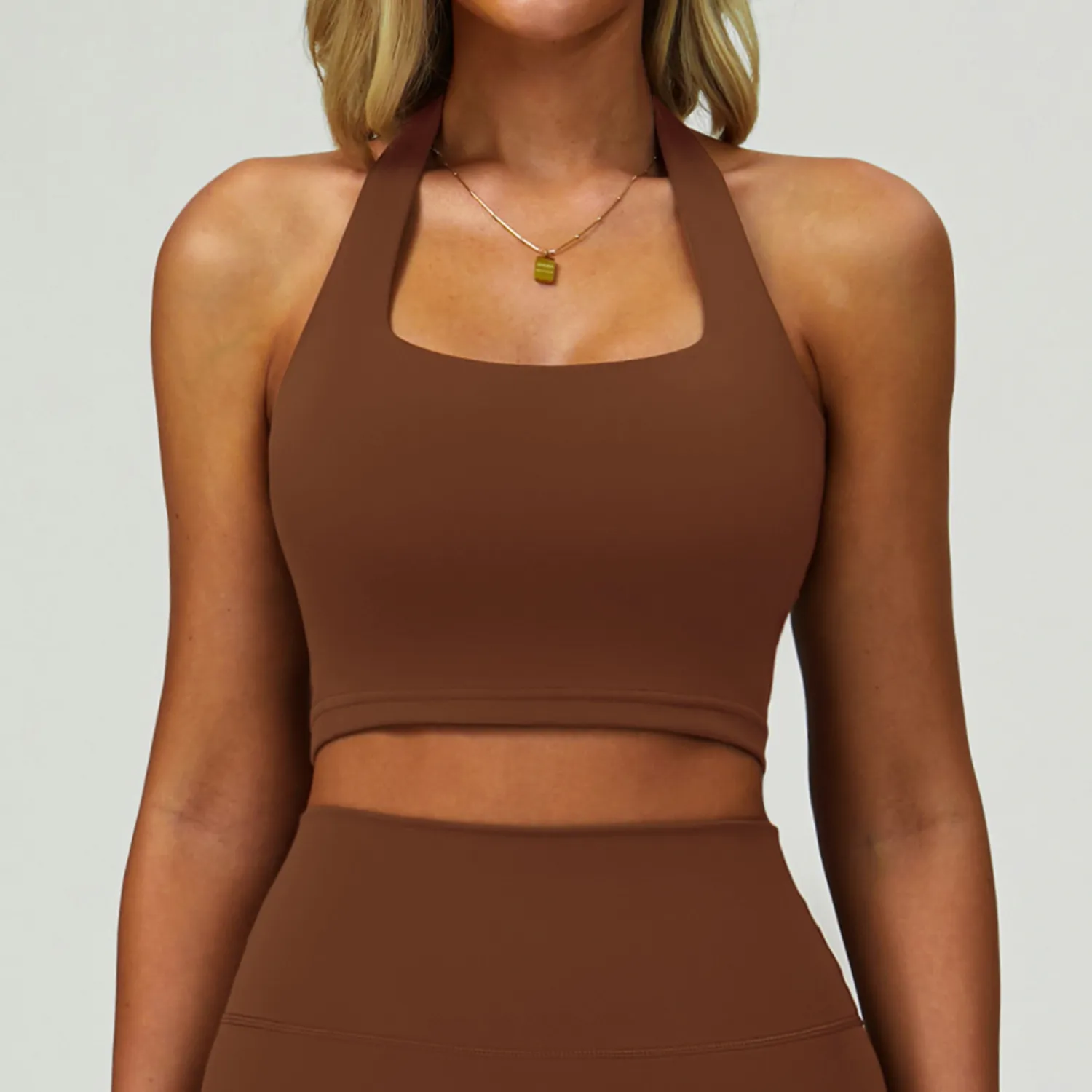 Athletic Bra Tanks Halter Tank Tops Custom Fitness Apparel Gym Sportswear