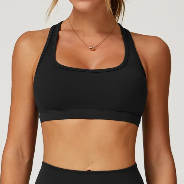 Sports Bra Manufacturers Medium Support Padded Athletic Bra Gym Wear Wholesale