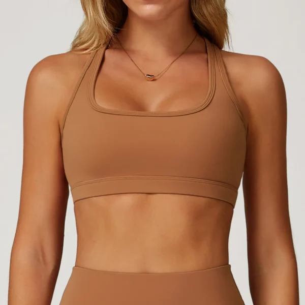 Sports Bra Manufacturers Medium Support Padded Athletic Bra Gym Wear Wholesale