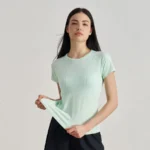 Seamless Activewear Short Sleeve Yoga Top Wholesale Fitness Clothing Basic T Shirts​