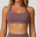 Sports Bra Manufacturers Medium Support Padded Athletic Bra Gym Wear Wholesale