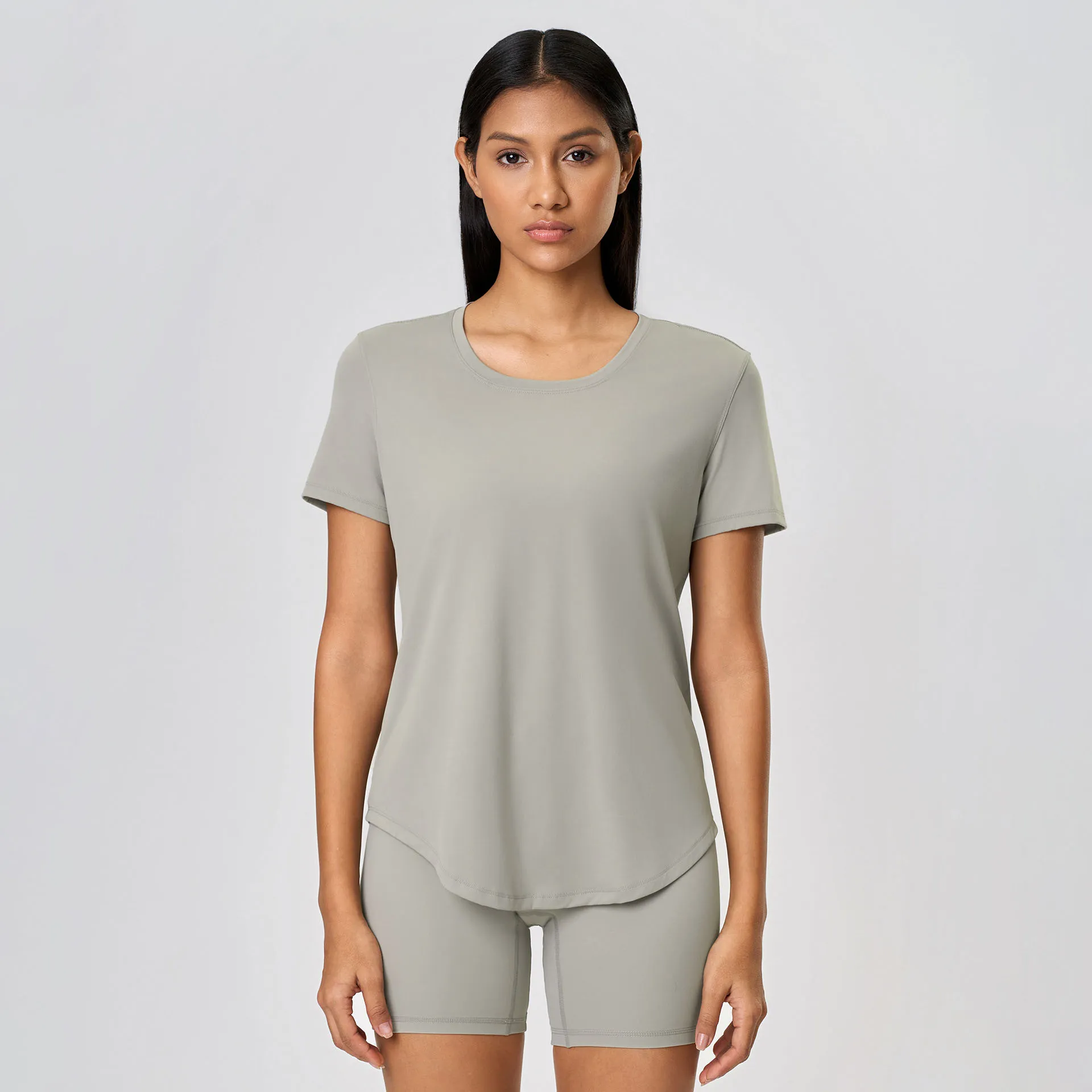 Short Sleeve T Shirts​ Yoga Tops Women​ Custom Activewear Sports Apparel Manufacturers