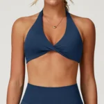 Padded Athletic Bra Halter Tank Tops Custom Gym Clothes Sports Bra Manufacturers