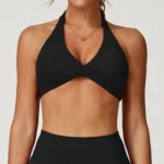 Padded Athletic Bra Halter Tank Tops Custom Gym Clothes Sports Bra Manufacturers