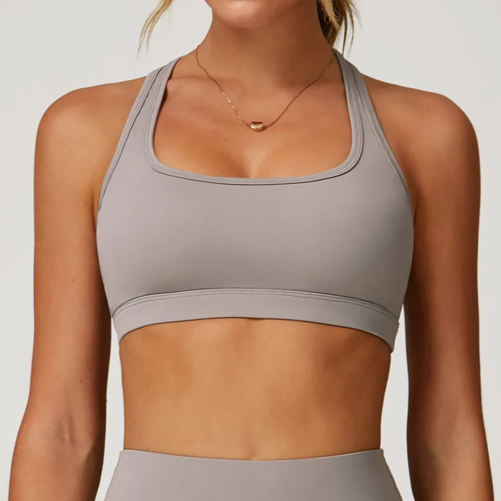 Sports Bra Manufacturers Medium Support Padded Athletic Bra Gym Wear Wholesale