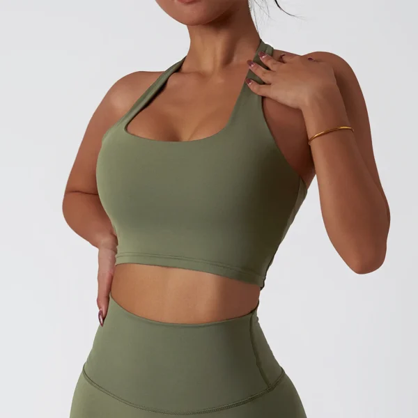 Athletic Bra Tanks Halter Tank Tops Custom Fitness Apparel Gym Sportswear activewear wholesale apparel personalised fitness clothing