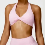 Padded Athletic Bra Halter Tank Tops Custom Gym Clothes Sports Bra Manufacturers