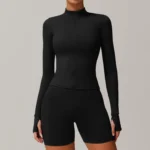 Slim Fit Sports Jacket Fitness Jacket Womens Wholesale Gym Apparel​ Athletic Clothing Suppliers